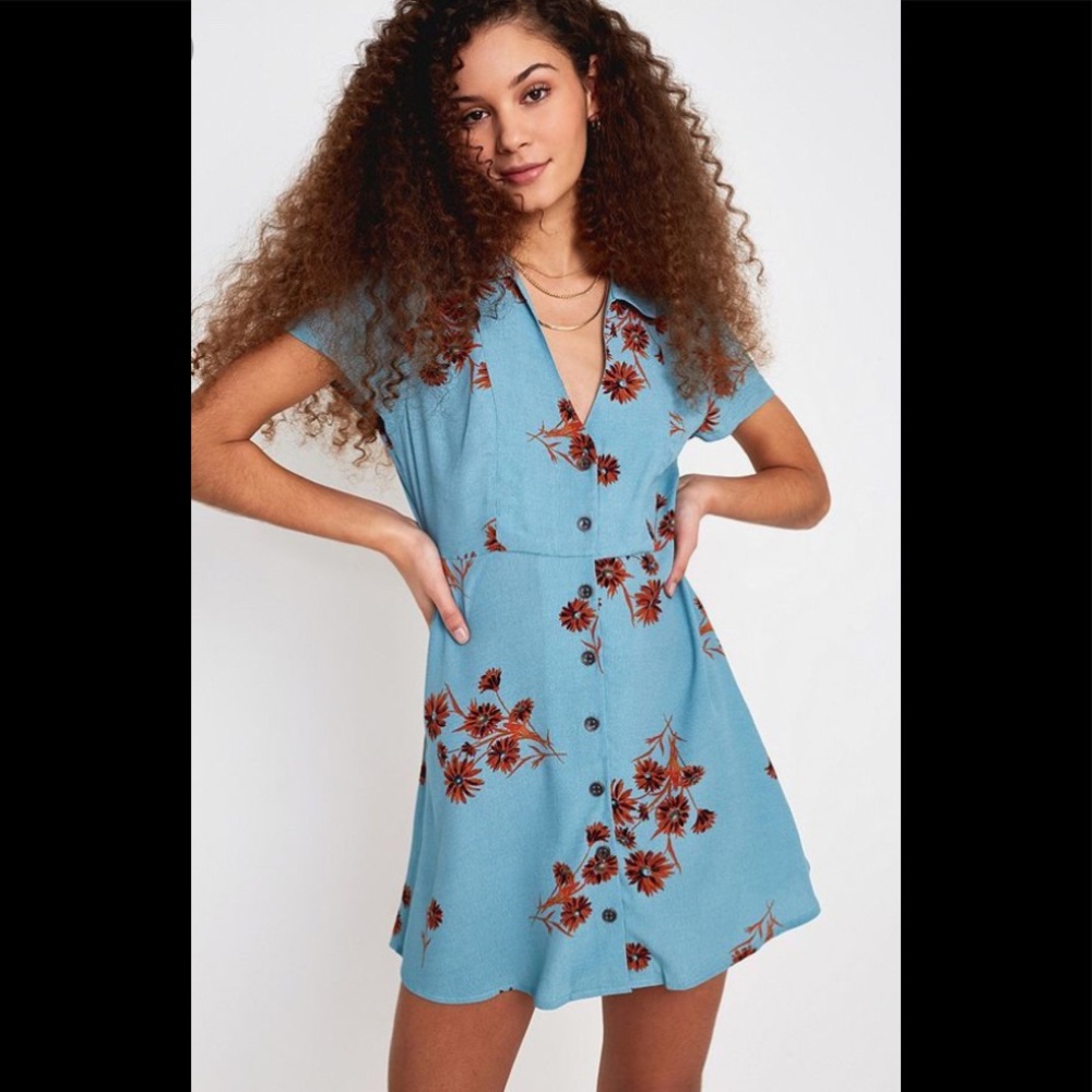 Urban Outfitters Mallory Floral Dress